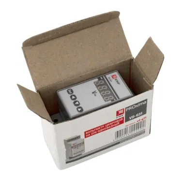 Вольтметр цифровой VD-G31 на DIN однофазный PROxima (без поверки)