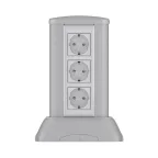 Миниколонна алюминиевая 0.25м серый металлик RAL 9006