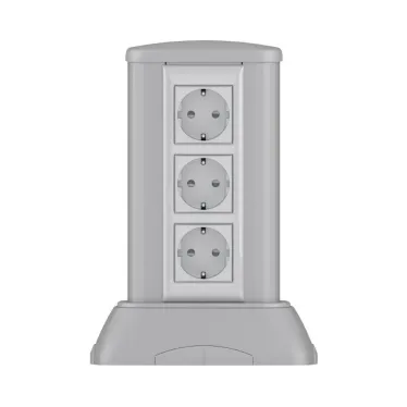 Миниколонна алюминиевая 0.25м серый металлик RAL 9006