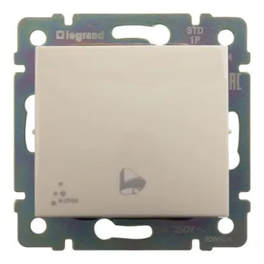 VALENA Кнопка звонка IP44 слоновая кость