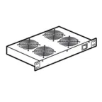 Полка с 2 вентиляторами 600мм