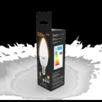 Лампа светодиодная LED 6.5 Вт 520 лм 3000К свеча теплый E14 AC 220В Black Gauss