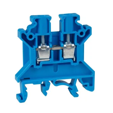 Клемма проходная 4 кв.мм винтовая OptiClip CTS-4-I-BU-32A-(0,2-6)-синий