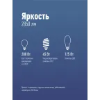 Лампа светодиодная LED 30Вт 220В Е27 D80х135 6500К дневной 2850 лм