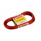 Трос стальной в ПВХ оплетке d-2.0 мм. красный (20 м)