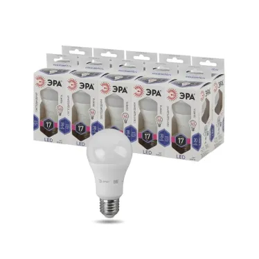 Лампа светодиодная LED A60-17W-860-E27(диод,груша,17Вт,хол,E27)