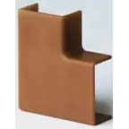 Угол плоский Г-образный 40x17 коричневый APM