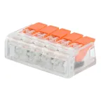 Клемма универсальная компактная СМК 221-415, 5-прoводная до 4,0 кв мм, 5шт, REXANT