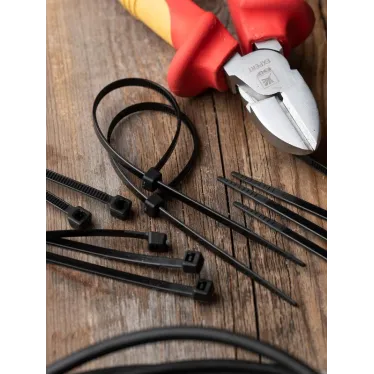 Хомут P6.6 стандартный черный 3.6x200 (100шт) FlexLock PROxima