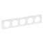 Рамка, пятипостовая, белый глянец