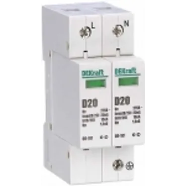 Ограничитель перенапряжения двухполюсный ОП-101 2п 20кА D