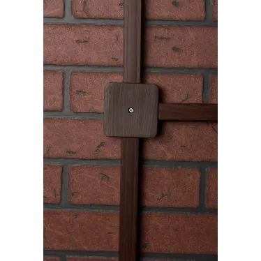 Коробка разветвительная KMP-030-030 (78х78х26) тёмное дерево PROxima