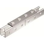 Пластина соединительная 190мм 4 отверстия горячеоцинкованная