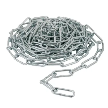 Цепь DIN763 3мм длиннозвенная оцинкованная (60м)