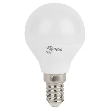 Лампа светодиодная LED P45-5W-827-E14 (диод, шар, 5Вт, тепл, E14 (10/100/3500)