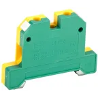 Клемма ЗНИ-6 мм.кв. ЗЕМЛЯ желто-зеленая
