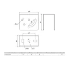 Скоба потолочная