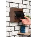 Щит распределительный навесной ЩРН-П-10 темное дерево IP41 PROxima