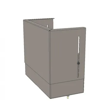 Цоколь верхний с компенсатором (260х300х150)