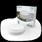 Светильник светодиодный ДБП 24 Вт 1950 лм 4000К AC 220В Белый IP65 круг D210х52мм Пластик ЖКХ Elementary Gauss