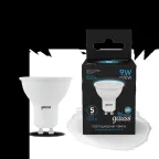 Лампа светодиодная LED 9 Вт 830 лм 6500К софит MR16 холодный GU10 AC 220В Black Gauss
