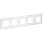 SKANDY Рамка 5-местная SK-F05W арктический белый IEK