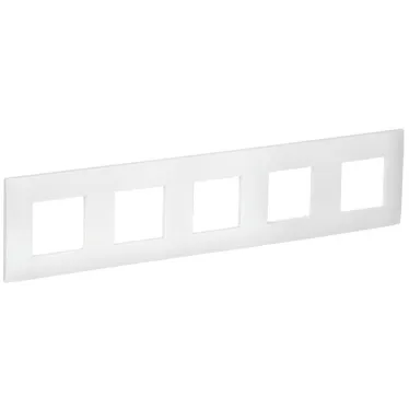 SKANDY Рамка 5-местная SK-F05W арктический белый IEK