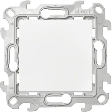 Выключатель одноклавишный, белый