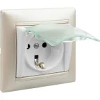 VALENA Рамка 1 пост белая/серебро