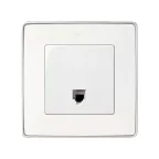 Розетка телефонная RJ-12, S82,82N, 88, механизм, белый
