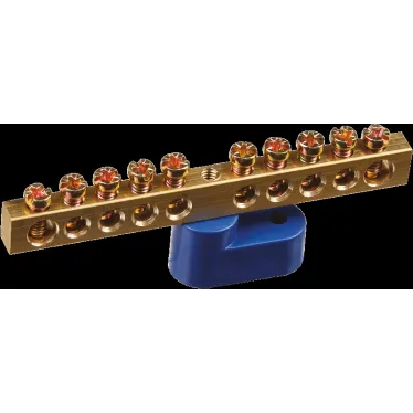 Шина нулевая на одном угловом изол NBB-M69-10C1/B