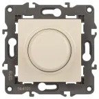 Светорегулятор поворотно-нажимной, 400ВА 230В, Эра Elegance, сл.кость,14-4101-02