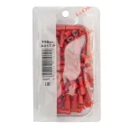 Наконечник плоский РппИм 1.5-5-0.8 красный QUADRO (100шт) полностью изолированный (розетка)