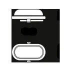 Светильник светодиодный ДБП-12W 4000K 900Лм овальный пластик IP65 Jazzway