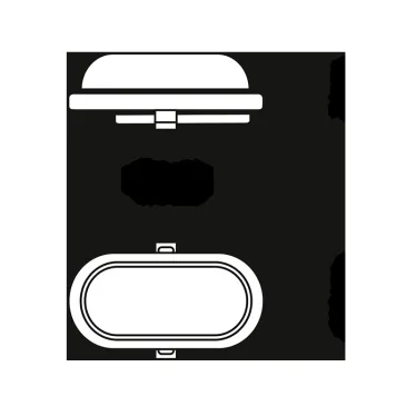 Светильник светодиодный ДБП-12W 4000K 900Лм овальный пластик IP65 Jazzway