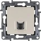 ETIKA Розетка телефонная RJ11 слоновая кость