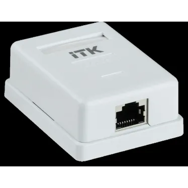 Розетка информационная настенная RJ45 категории 5Е FTP 1 порт GENERICA