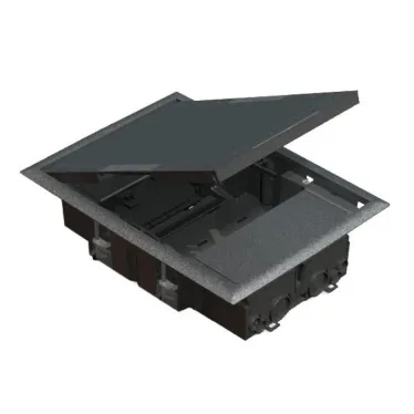 Connect Люк на 2 CIMA-модуля (4 модуля 45х45 мм) горизонтального подключения глубина 69мм посадка 250х178мм серый