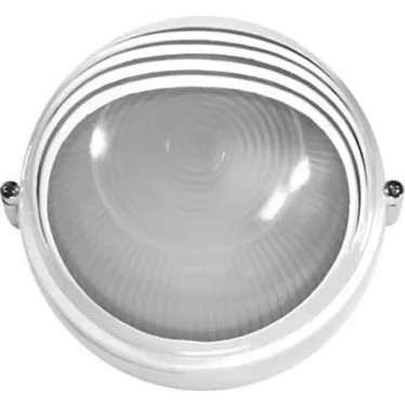 Светильник НПП1307 белый/круг ресничка 60Вт IP54 IEK