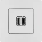 ETIKA Рамка 1 пост белая