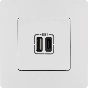 ETIKA Рамка 1 пост белая