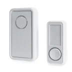 Звонок электрический дверной, (18 мелодий), белый,