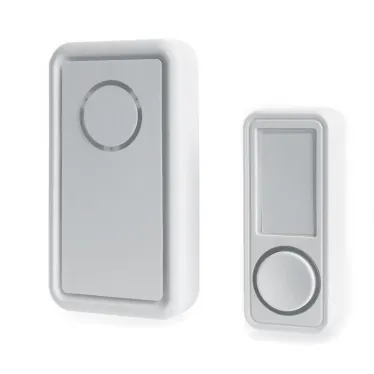 Звонок электрический дверной, (18 мелодий), белый,