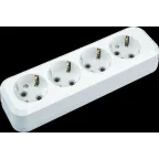 Колодка NCA-BL01-04-E-WH 4гн с/з пласт. Navigator