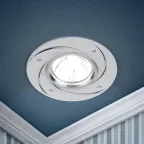 Светильник литой ''алюминевый'' MR16,12V/220V, 50 W белый