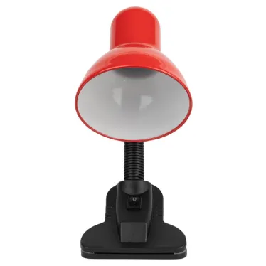 Светильник настольный на прищепке красный N-102-E27-40W-R ЭРА