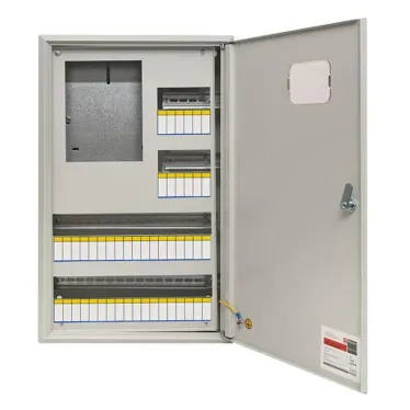 Щит учетно-распределительный навесной ЩРУн-3/48о IP31 однодверный с окном 630х400х160