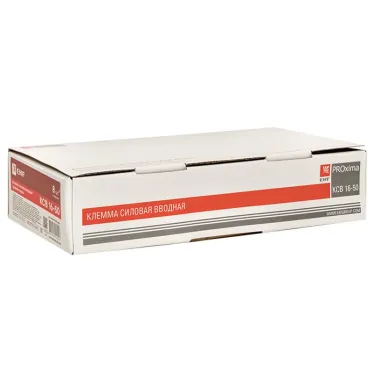 Клемма силовая вводная тройная КСВ 16-50 серая PROxima