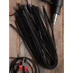 Трубка термоусаживаемая ТУТ нг 8/4 черная в отрезках по 1м PROxima