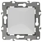 Переключатель промежуточный, 10АХ-250В, Эра12, белый,12-1108-01